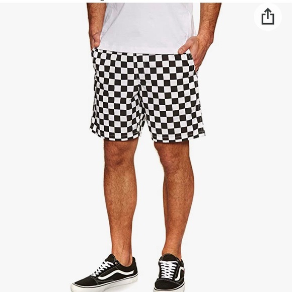 Vans Other - Vans Black & White Checkerboard Athletic Shorts